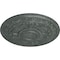 Ekena Millwork Tellson Ceiling Medallion (Fits Canopies up to 6 3/4"), 30 5/8"OD x 2 1/2"P, Athenian Green Crackle CM30TEAGC - alternate 3